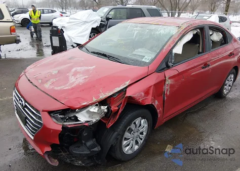 2020 Hyundai Accent Se z USA, uszkodzony, nr VIN 3KPC24A6XLE109174